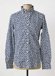 Chemise manches longues coupe cintrée bleu EDEN PARK homme