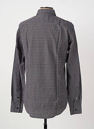 Chemise manches longues imprimé fantaisie noir HUGO BOSS homme