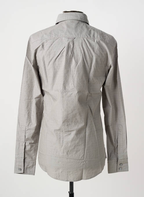 Chemise manches longues coupe cintrée gris HUGO BOSS homme