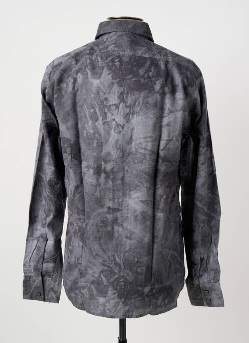 Chemise manches longues coupe droite gris HUGO BOSS homme