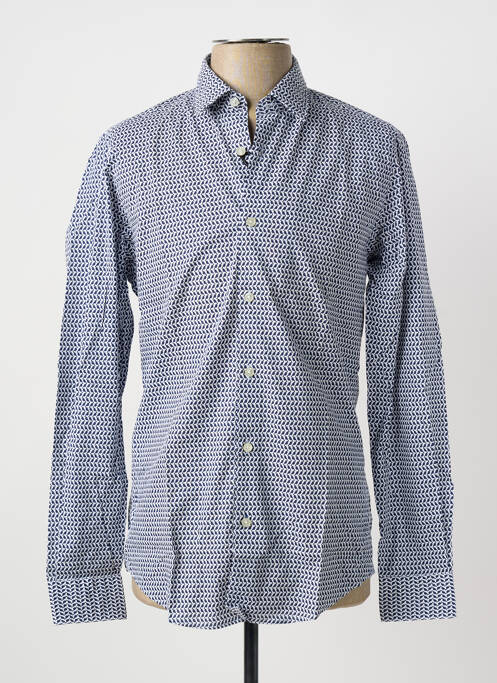 Chemise manches longues imprimé fantaisie blanc HUGO BOSS homme