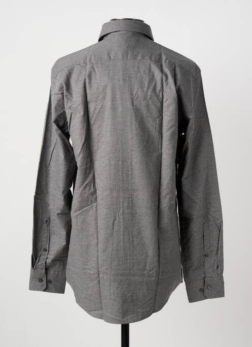 Chemise manches longues coupe cintrée gris SEIDEN STICKER homme