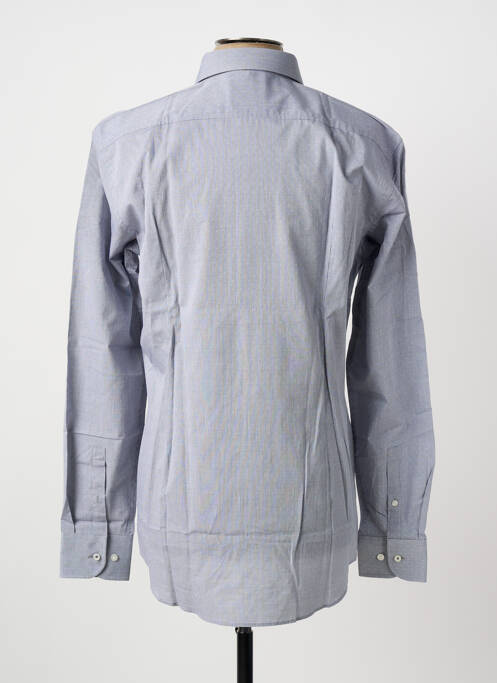Chemise manches longues imprimé fantaisie bleu HUGO BOSS homme