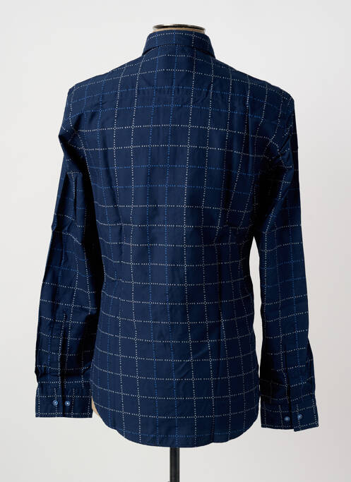 Chemise manches longues bleu HUGO BOSS homme