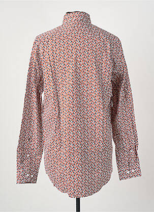 Chemise manches longues imprimé fantaisie orange SEIDEN STICKER homme