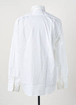 Chemise manches longues coupe droite blanc EDEN PARK homme