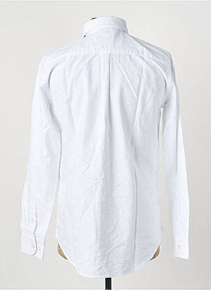 Chemise manches longues coupe droite blanc AERONAUTICA homme