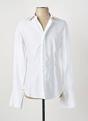 Chemise manches longues coupe cintrée blanc PAL ZILERI homme