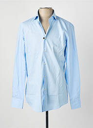 Chemise manches longues coupe cintrée bleu HUGO BOSS homme