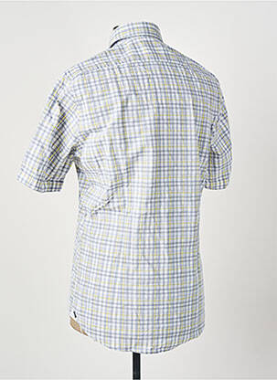 Chemise manches courtes imprimé carreaux gris HUGO BOSS homme