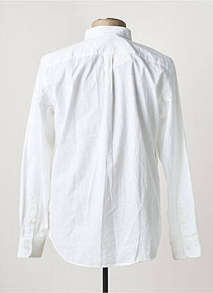 Chemise manches longues coupe droite blanc AERONAUTICA homme