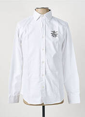 Chemise manches longues blanc AERONAUTICA homme seconde vue