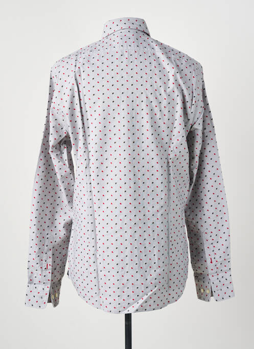 Chemise manches longues imprimé fantaisie gris HUGO BOSS homme