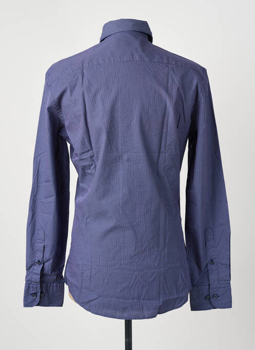 Chemise manches longues imprimé fantaisie bleu HACKETT homme