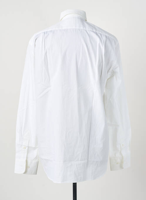 Chemise manches longues coupe droite blanc EDEN PARK homme