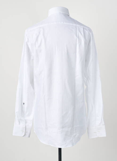 Chemise manches longues coupe cintrée blanc SEIDEN STICKER homme