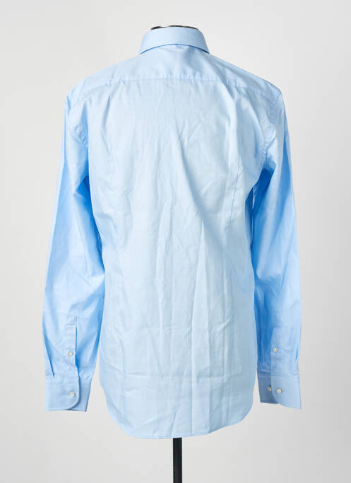 Chemise manches longues coupe cintrée bleu HUGO BOSS homme