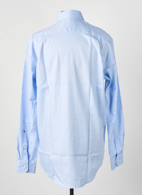 Chemise manches longues coupe droite bleu SEIDEN STICKER homme