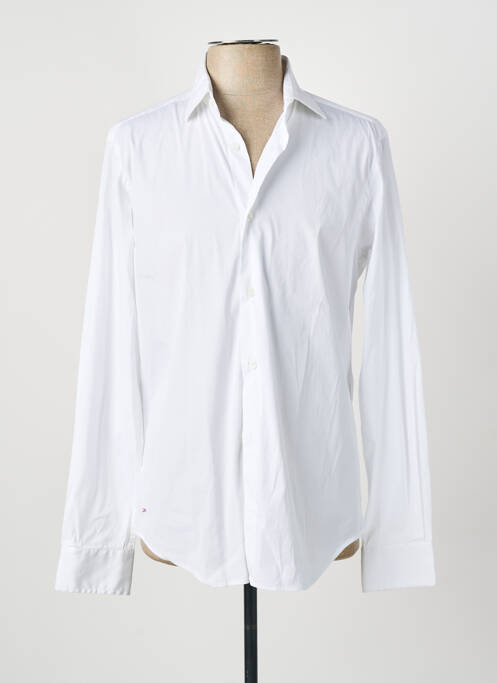 Chemise manches longues coupe cintrée blanc EDEN PARK homme