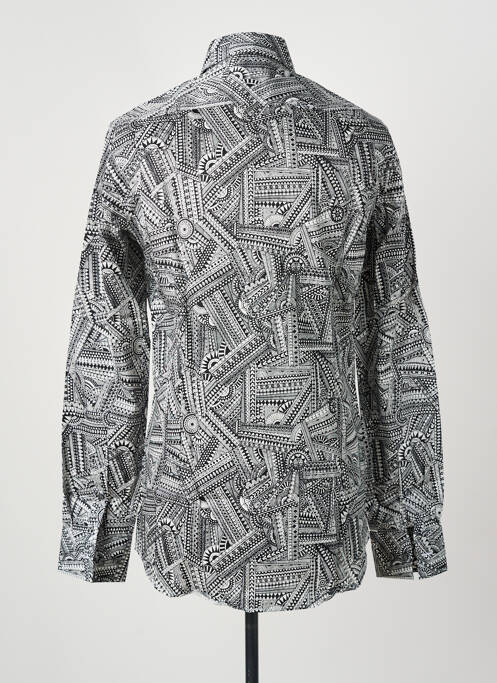 Chemise manches longues imprimé fantaisie noir HUGO BOSS homme