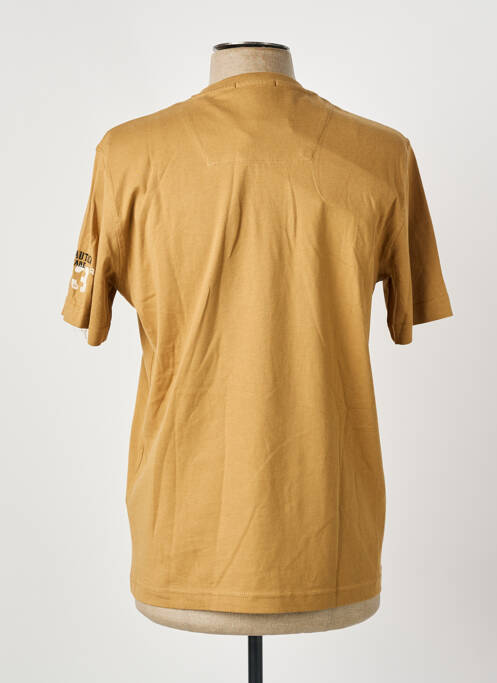 T-shirt coupe cintrée manches courtes marron AERONAUTICA homme