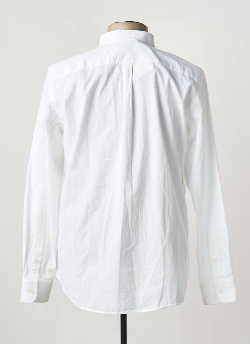 Chemise manches longues coupe droite blanc AERONAUTICA homme