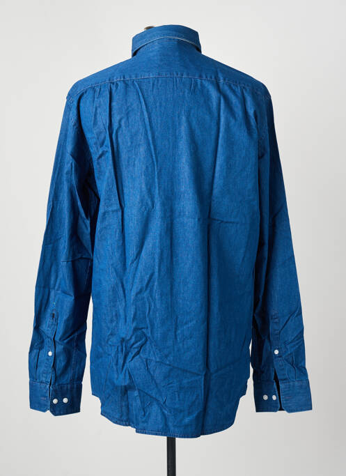 Chemise manches longues bleu SEIDEN STICKER homme