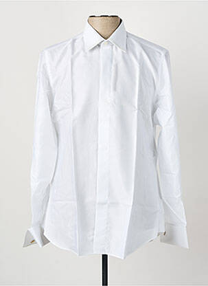 Chemise manches longues coupe droite blanc PAL ZILERI homme