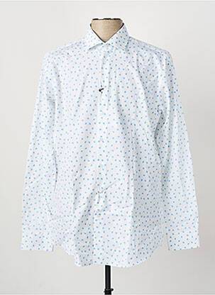 Chemise manches longues imprimé fantaisie bleu SEIDEN STICKER homme