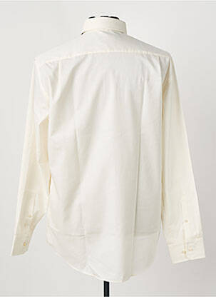 Chemise manches longues coupe cintrée beige SEIDEN STICKER homme