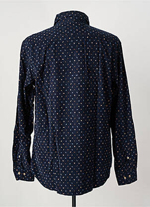 Chemise manches longues imprimé fantaisie bleu EDEN PARK homme