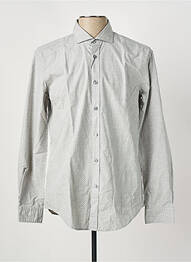 Chemise manches longues imprimé fantaisie gris HUGO BOSS homme