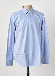 Chemise manches courtes coupe cintrée bleu HUGO BOSS homme