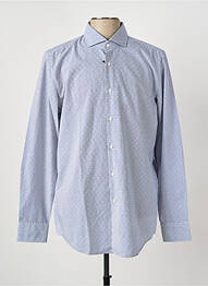 Chemise manches longues tissage popeline gris HUGO BOSS homme