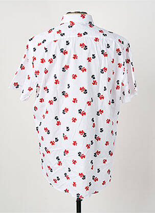 Chemise manches courtes coupe droite rouge SEIDEN STICKER homme