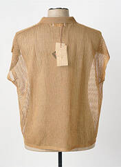 Gilet manches courtes marron MONTAGUT pour homme seconde vue