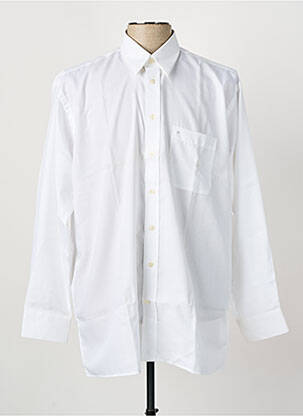 Chemise manches longues beige SEIDEN STICKER pour homme