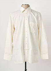 Chemise manches longues beige SEIDEN STICKER pour homme seconde vue