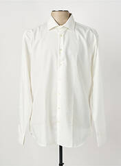 Chemise manches longues beige SEIDEN STICKER pour homme seconde vue