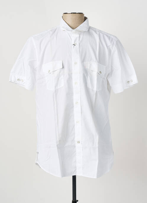 Chemise manches courtes blanc PAL ZILERI pour homme