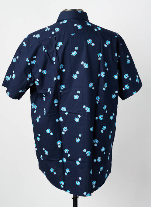 Chemise manches courtes bleu SEIDEN STICKER pour homme