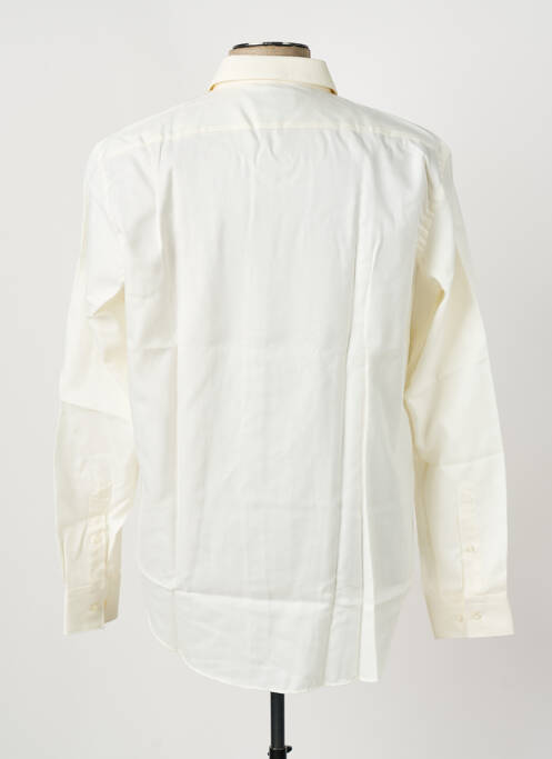 Chemise manches longues beige HUGO BOSS homme