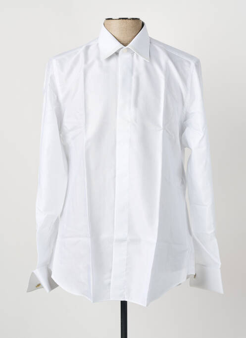 Chemise manches longues blanc PAL ZILERI pour homme