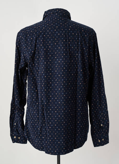 Chemise manches longues bleu EDEN PARK pour homme