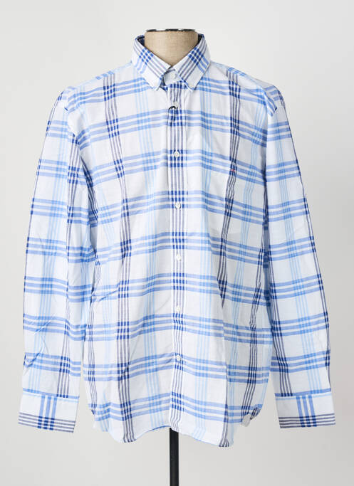 Chemise manches longues bleu EDEN PARK pour homme