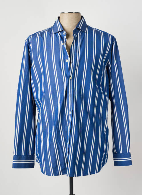 Chemise manches longues bleu HACKETT homme