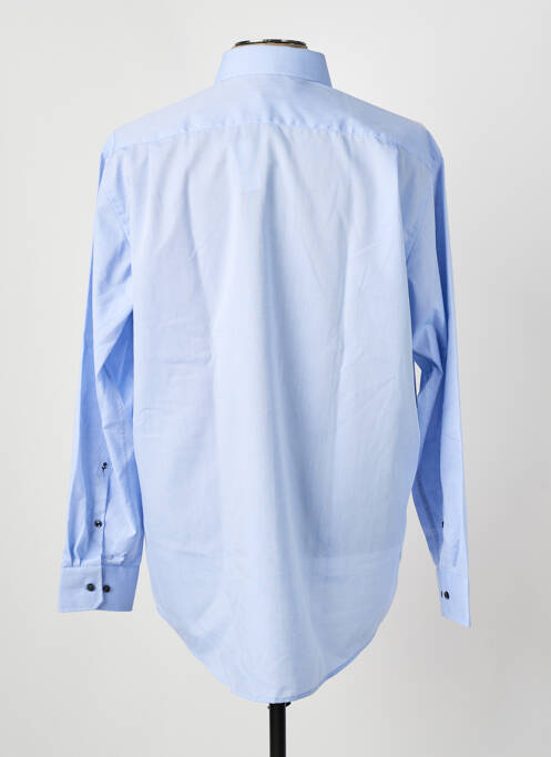 Chemise manches longues bleu SEIDEN STICKER homme