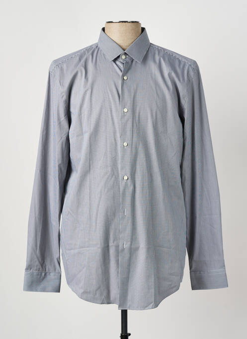 Chemise manches longues gris HUGO BOSS pour homme