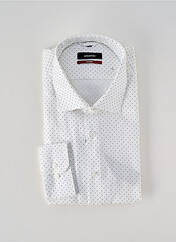 Chemise manches longues blanc SEIDEN STICKER homme seconde vue