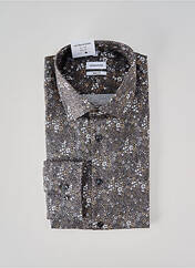 Chemise manches longues gris SEIDEN STICKER homme seconde vue